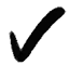 checkmark