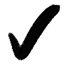 checkmark